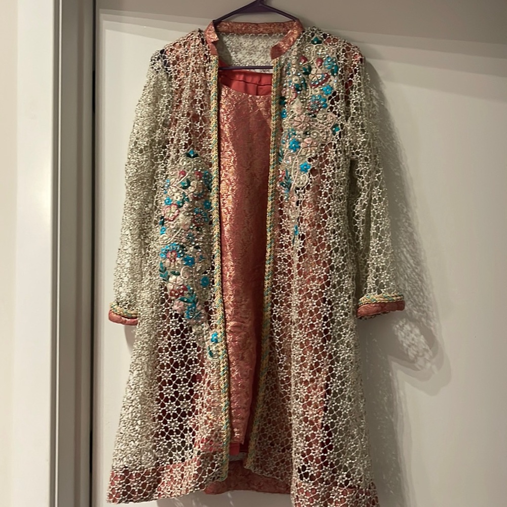 Indian desi gharara wedding outfit